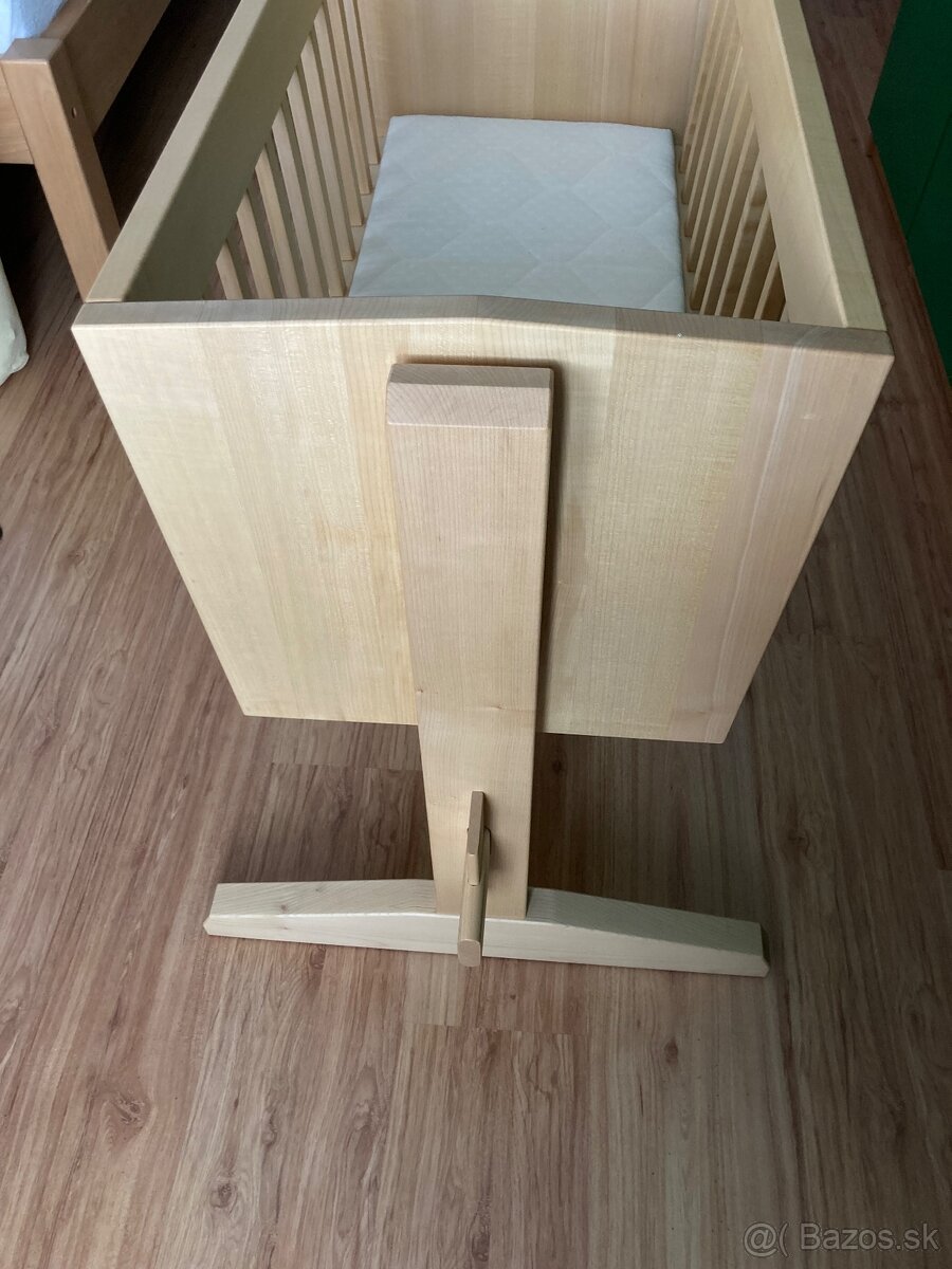 Detská drevená kolíska - 4