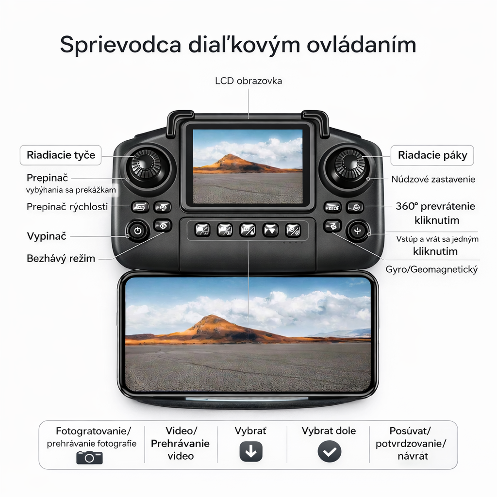 MINI Dron SKYPRO + 3 batérie - 4