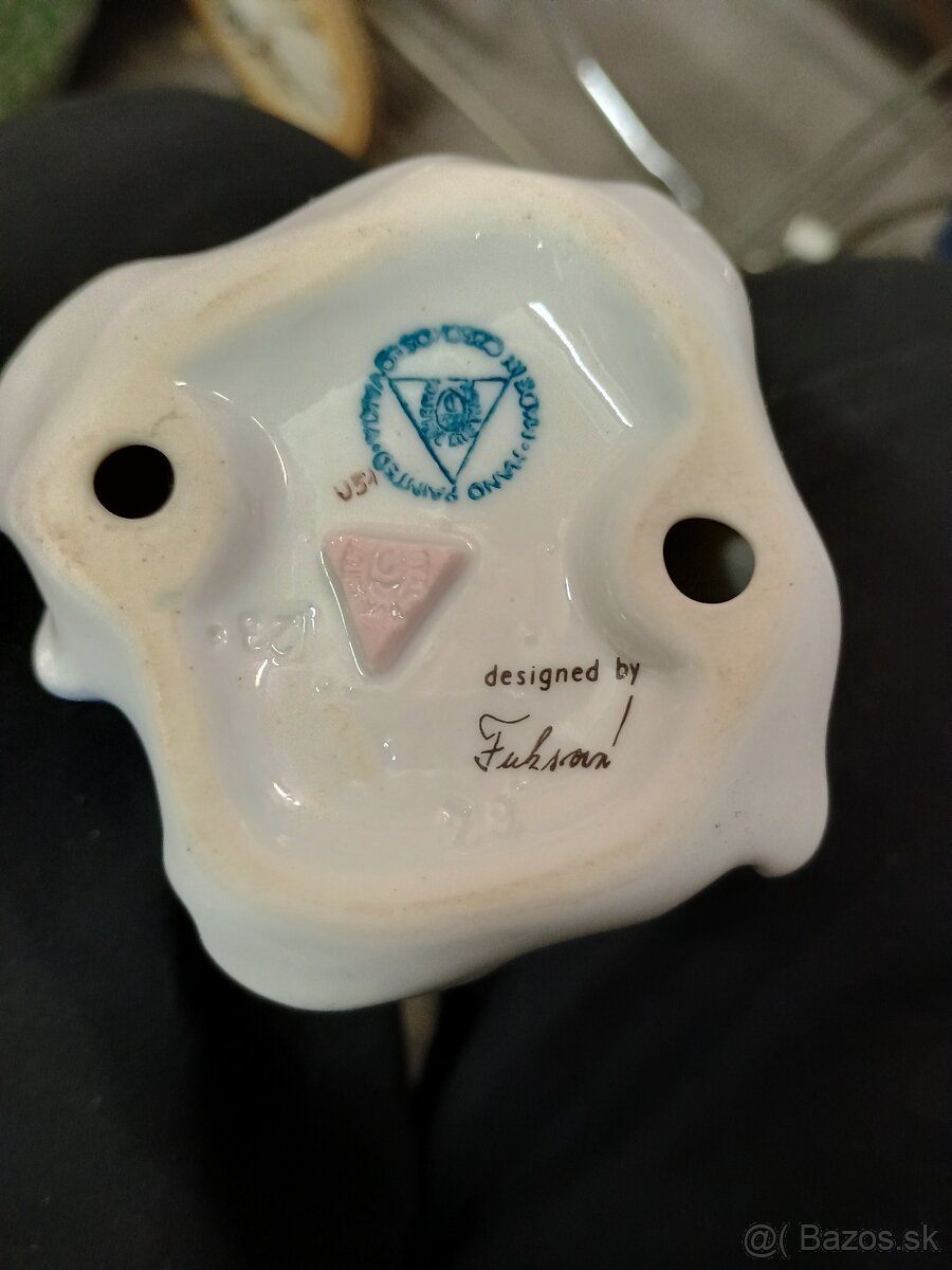 ,2xRoyal Dux,orol, tácka, Matka s dieťaťom, - 4