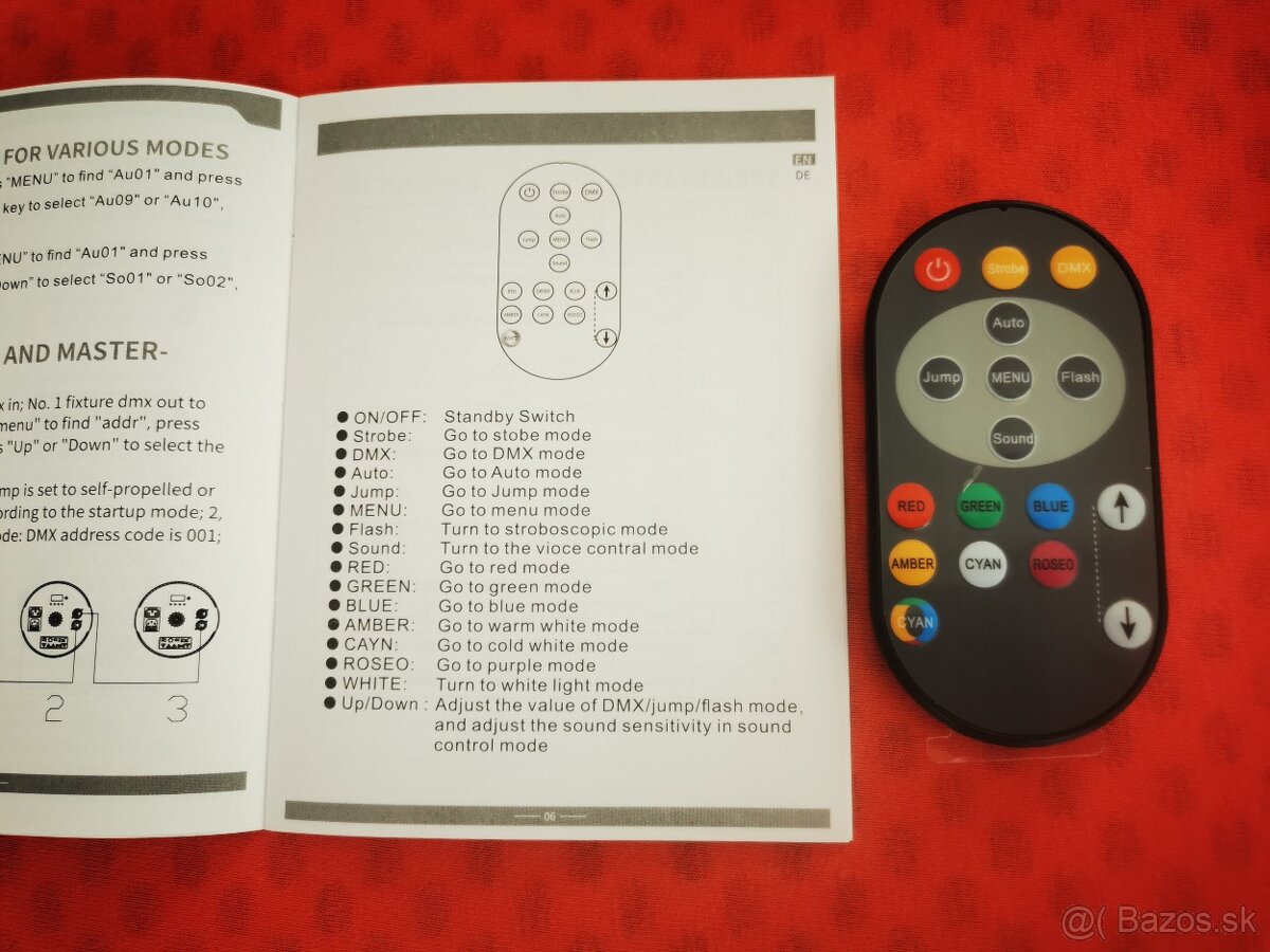 4ks led par reflektory RGBW-140W + Taška - 4