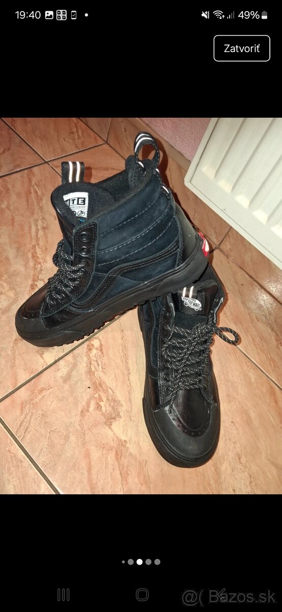 Chlapčenske nenosené topánky Vans - 4