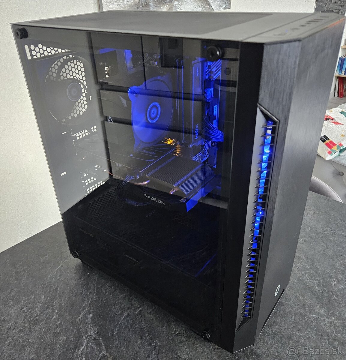 Herný PC Ryzen 5600X, RX6600, M.2, wifi... - 4