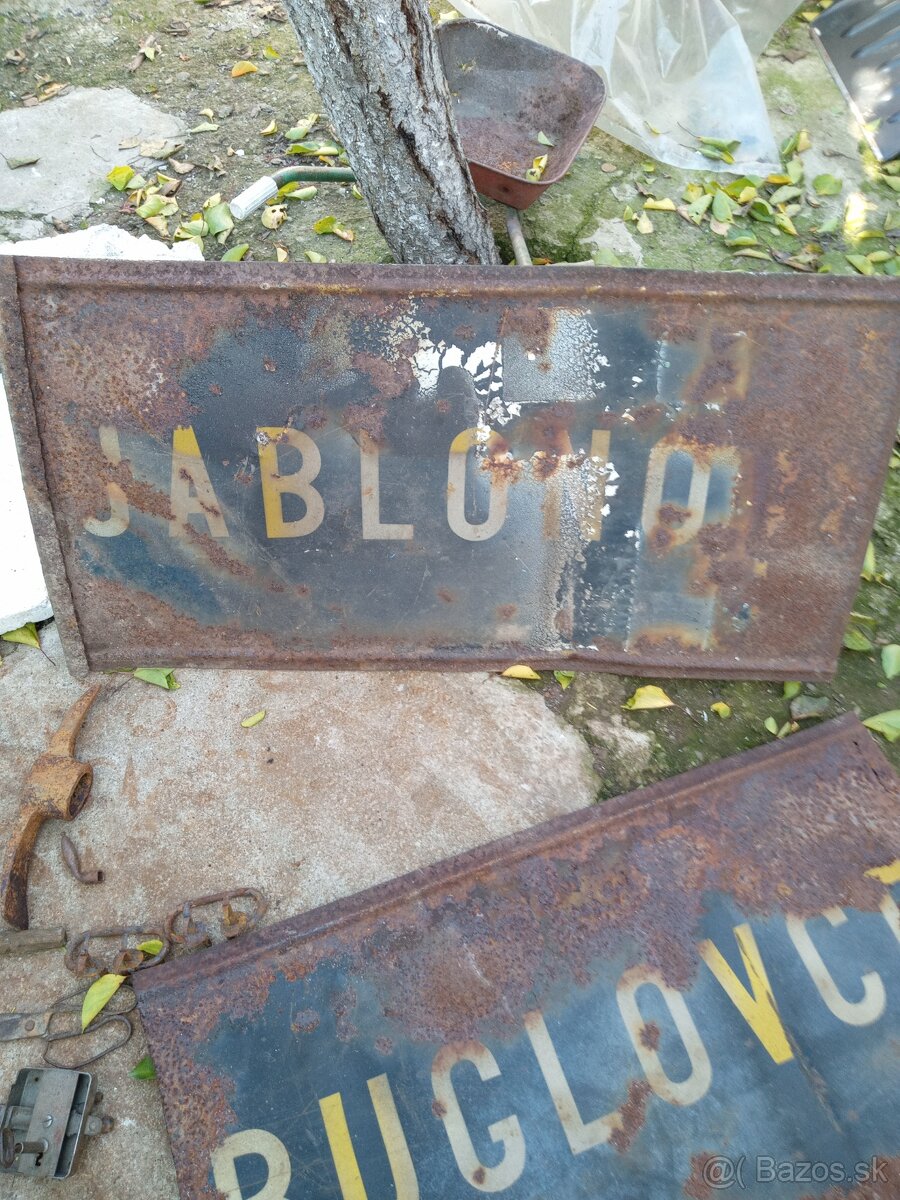 Staré tabuľky názvy obcí - 4