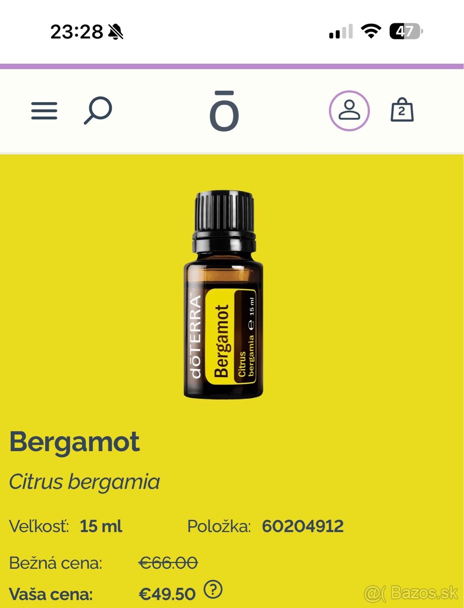 dōTERRA Bergamot, 15ml - 4
