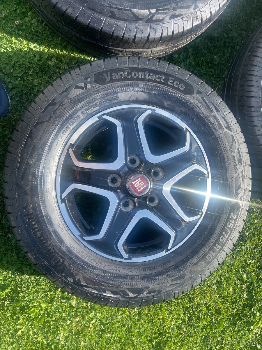 Predám elektróny na karavan-dodávku 215/75 R16 Záťažové - 4