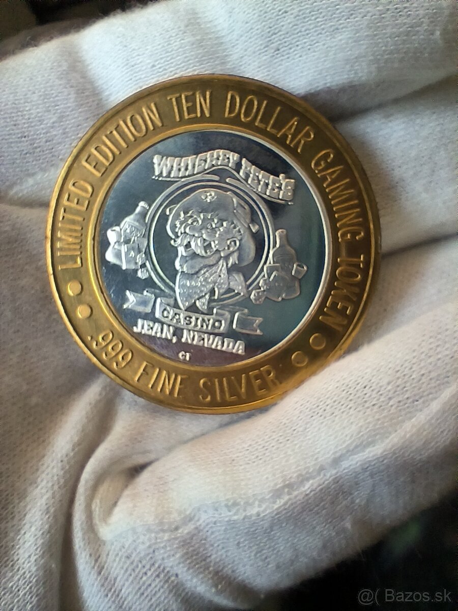Strieborné mince Dollar - Casino Nevada Las Vegas - 4