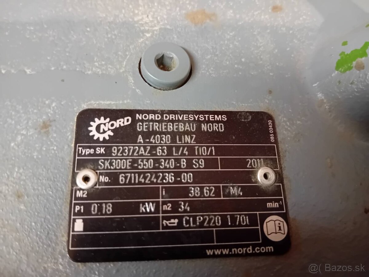 Nord prevodovka / motor / frekvenčný menič - 4