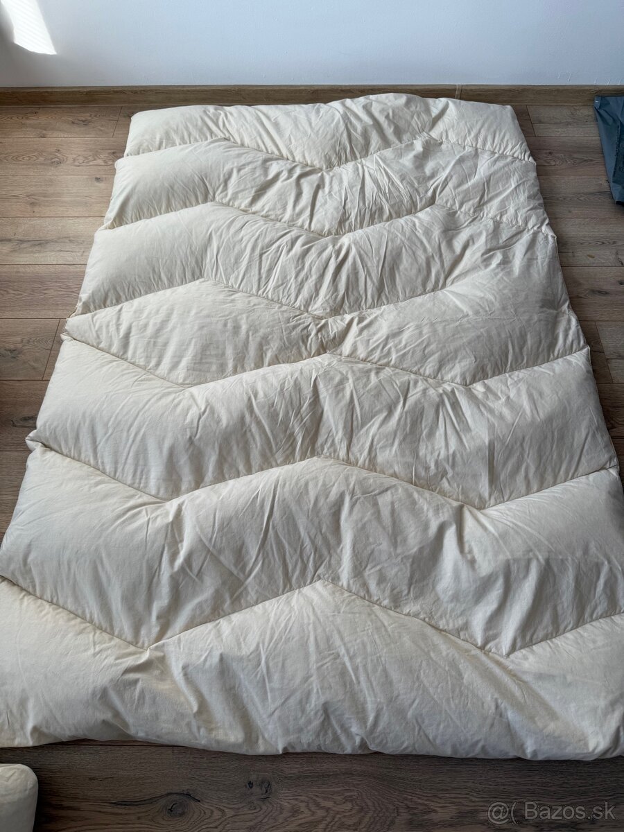 2× páperový paplón, ručná výroba z nesekaného páperia - 4