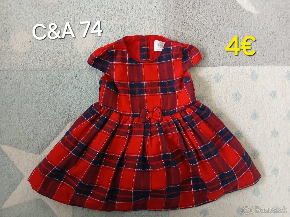 Vianocne saty 68 a 74 - 4