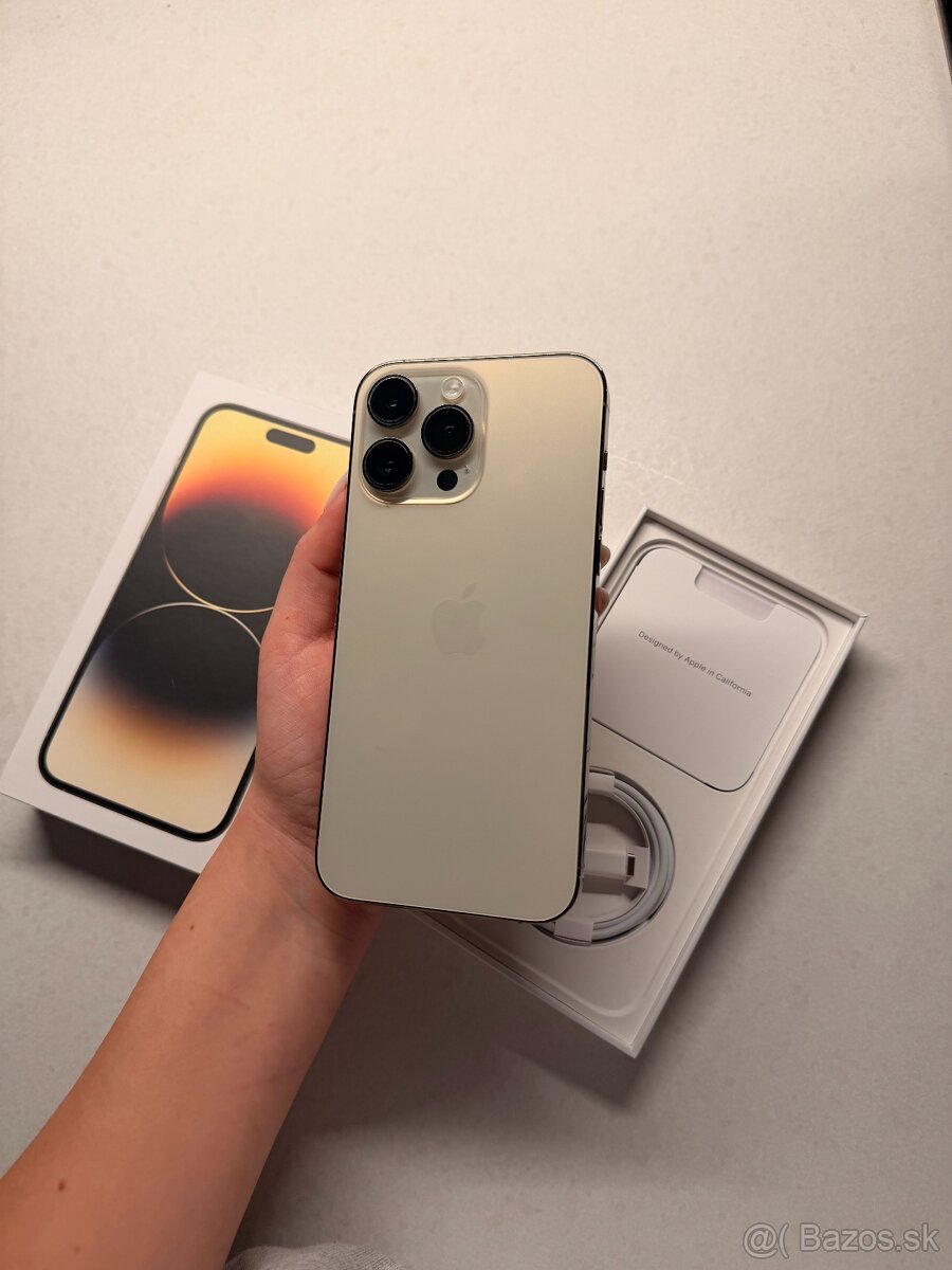 Predám iPhone 14 Pro Max – zlatý, 128 GB - 4