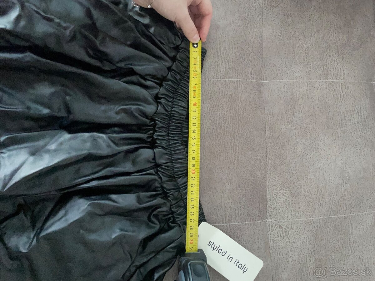 Skort čierna sukňa - 4