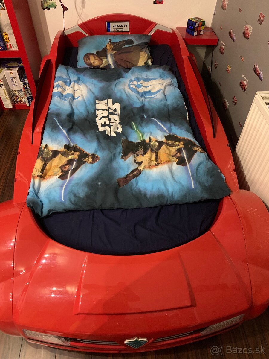 Detská postel auto s matracom - 4
