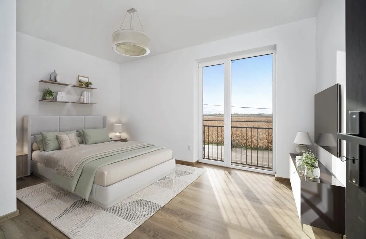 Priestranný 3-izbový byt v novostavbe v obci Mostová - 4