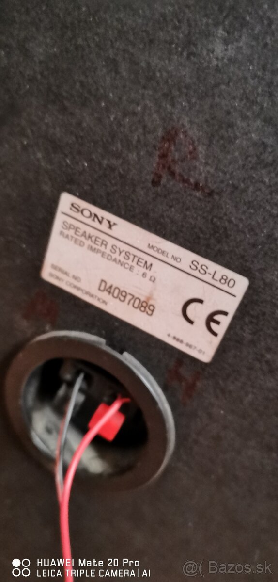 Sony SS-L80 60w RMS Bass reflex - 4