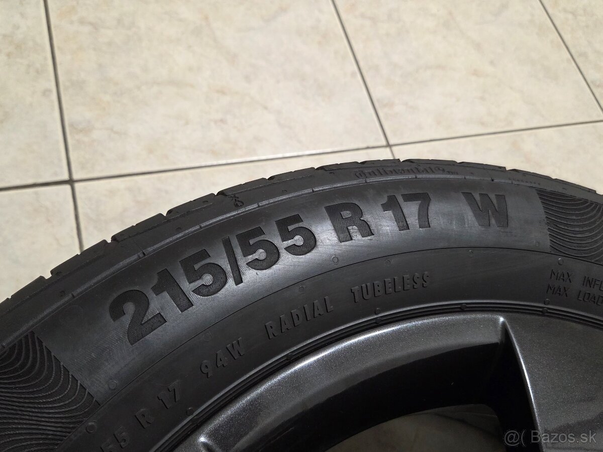 black ŠKODA r17 + Continental 90% - 4