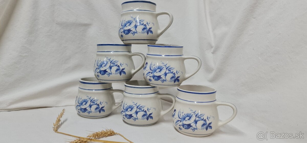 Šálky Kera Vitral Czechoslovakia - 4