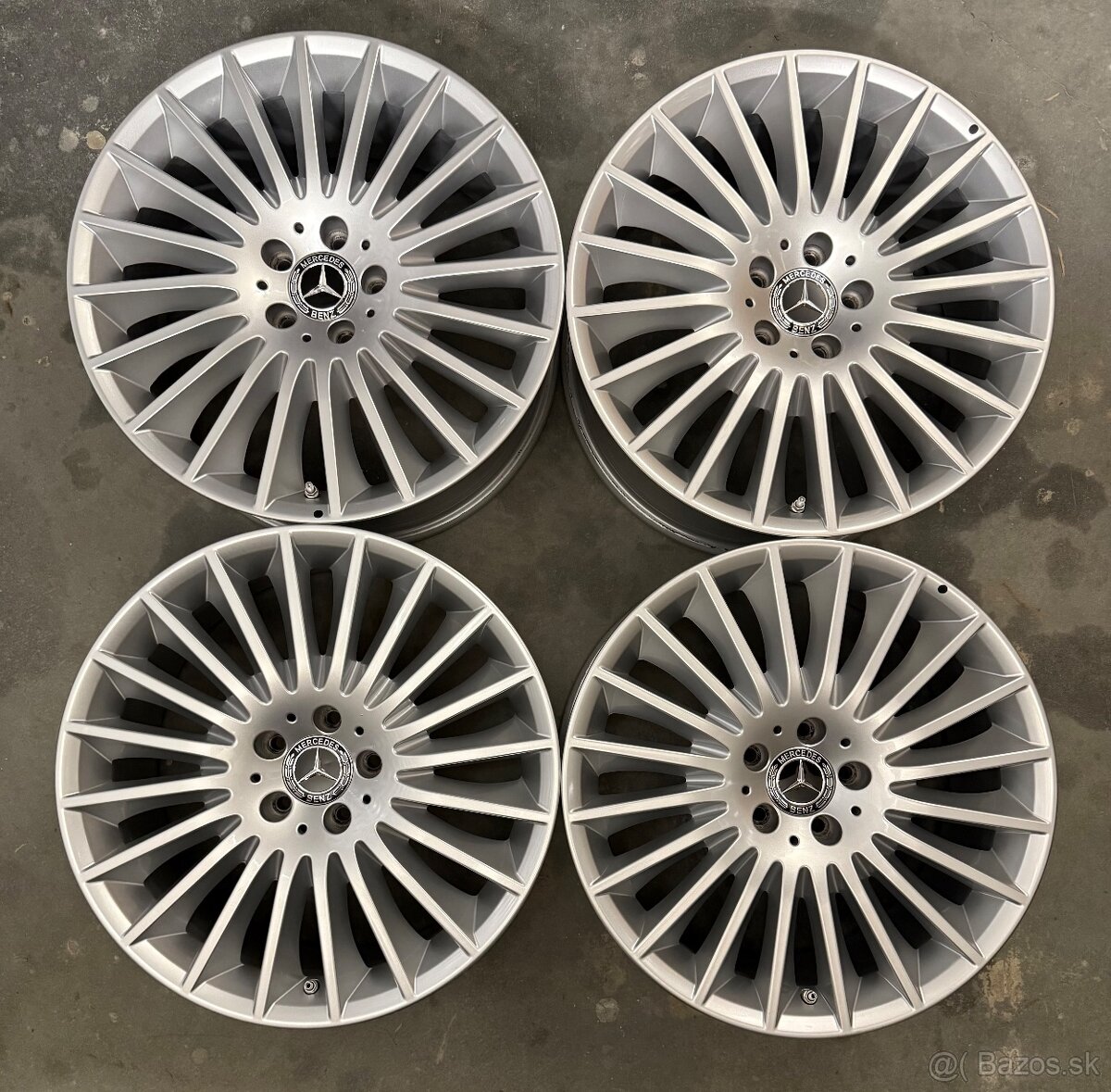 Hliníkové disky 5x112 R19 Mercedes Benz S Class W222 - 4