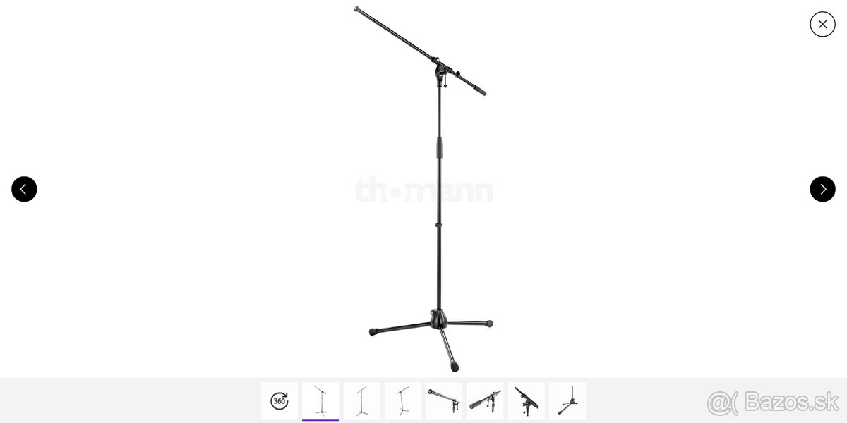 Predám profesionálny stojan na mikrofón, K&M - 4