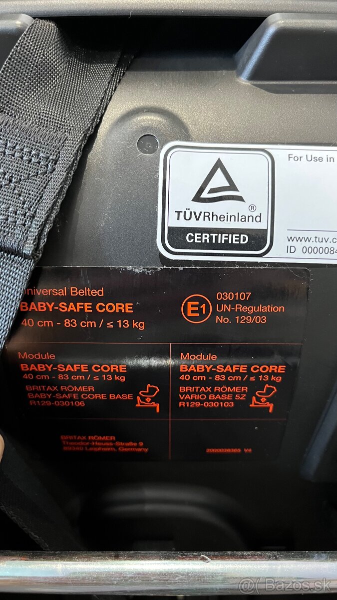 Vajíčko Britax Romer Baby-safe core - 4