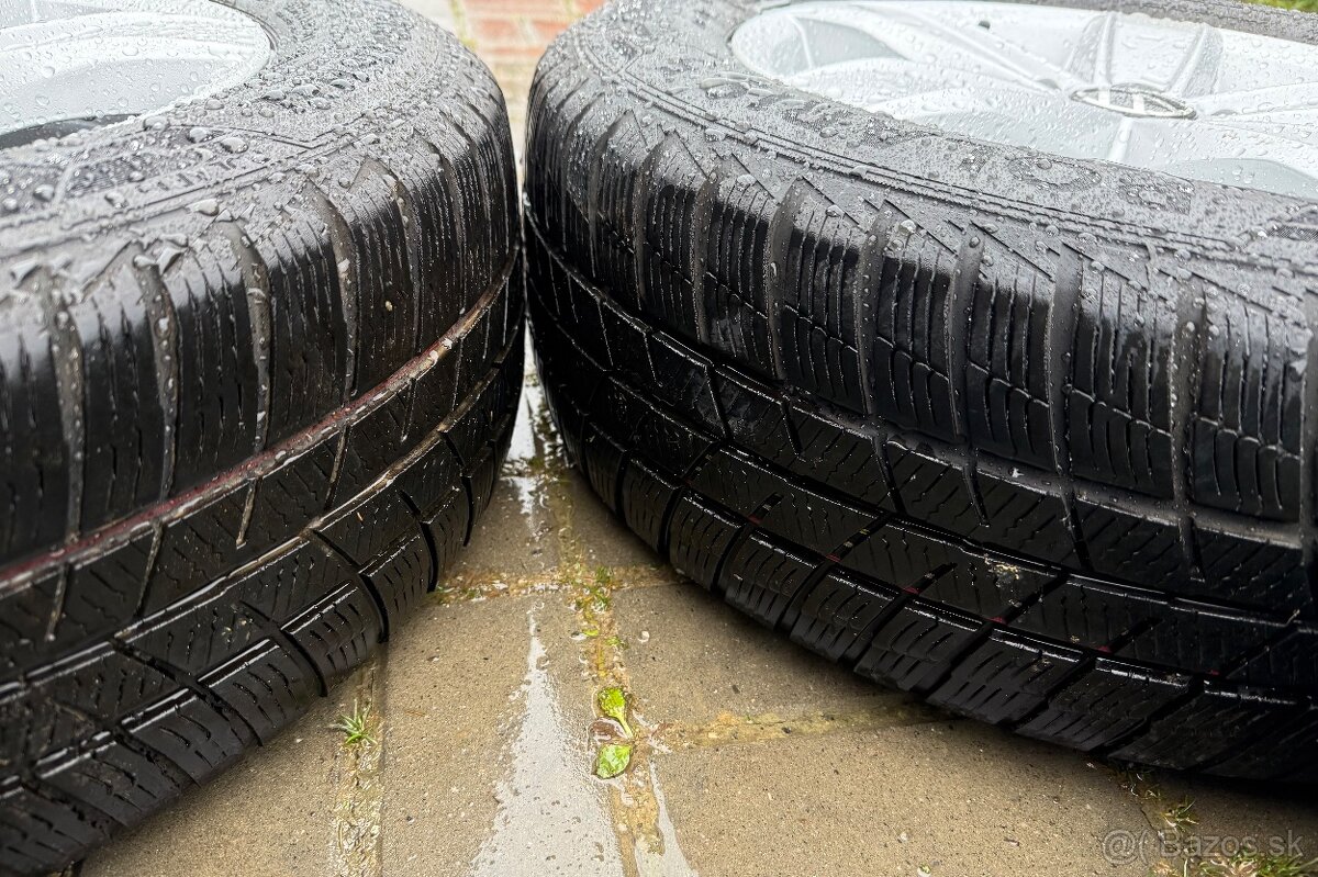 Volkswagen Alu zimná sada 5x112 r16 Barum 215/60 R16 XL - 4