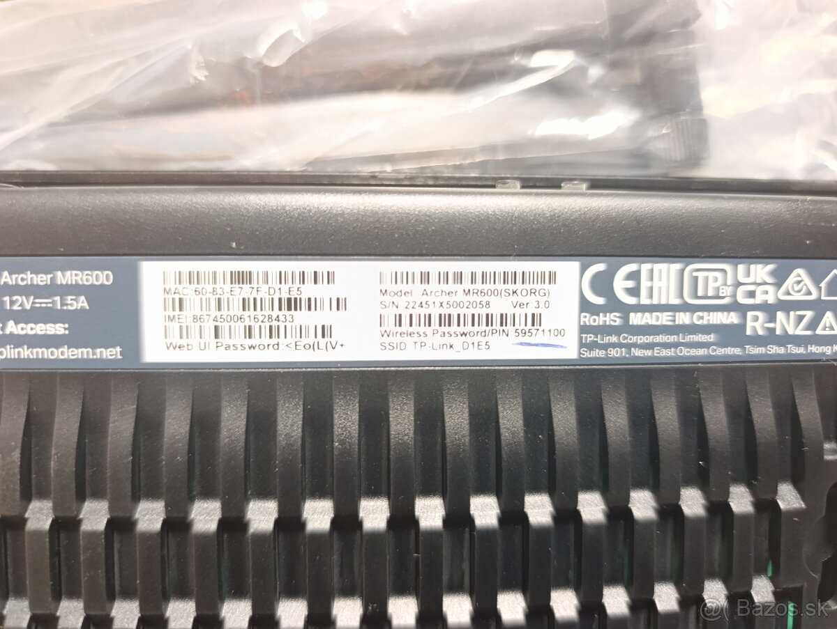 Router TP-Link Archer MR600 4G LTE - 4