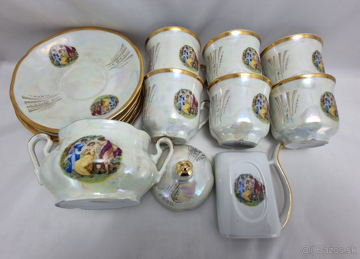 Porcelánový servis - motív 3.grácií - 4