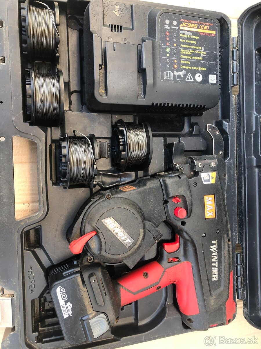 Viazačku železa MAX TWINTIER RB441T - 4