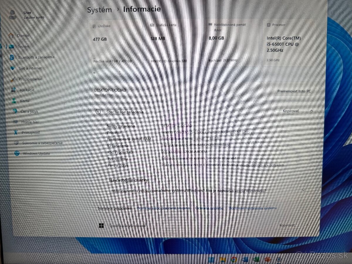 Predám miniPC Lenovo ThinkCentre M910q Tiny - 4