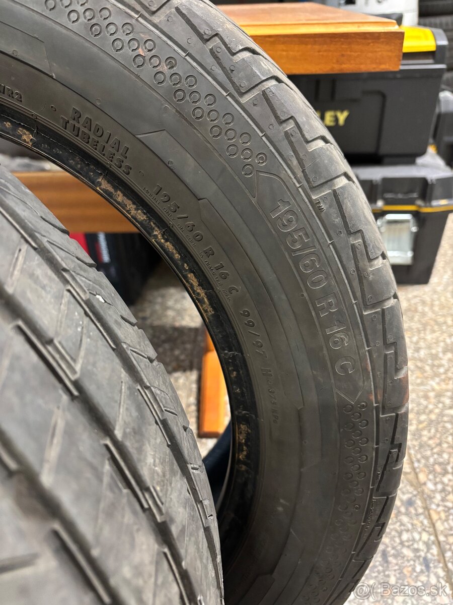 letné pneumatiky 195/60 r16C - 4