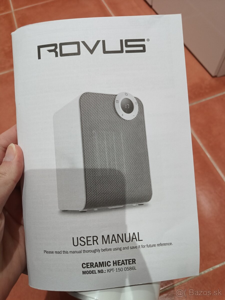 Keramický ohrievač ROVUS - 4