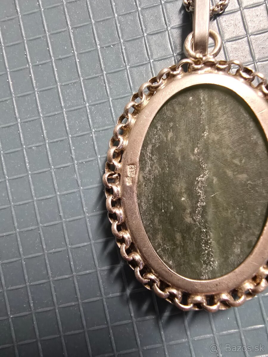 Strieborná retiazka s príveskom - 4