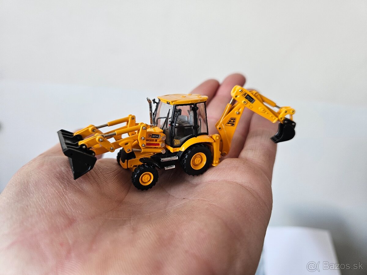 Historický kovový model JCB 3CX 1/87 Motorart - 4