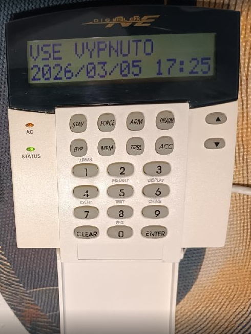 ⚡️ Paradox LCD klávesnice DGP2-K641 ⚡️ - 4