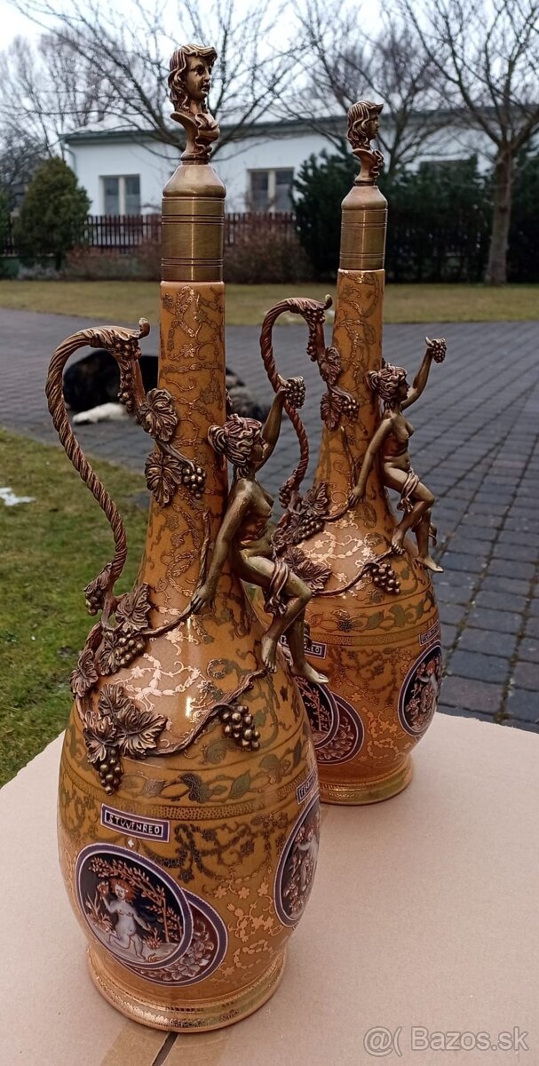 Porcelánové vázy, lahve - 4