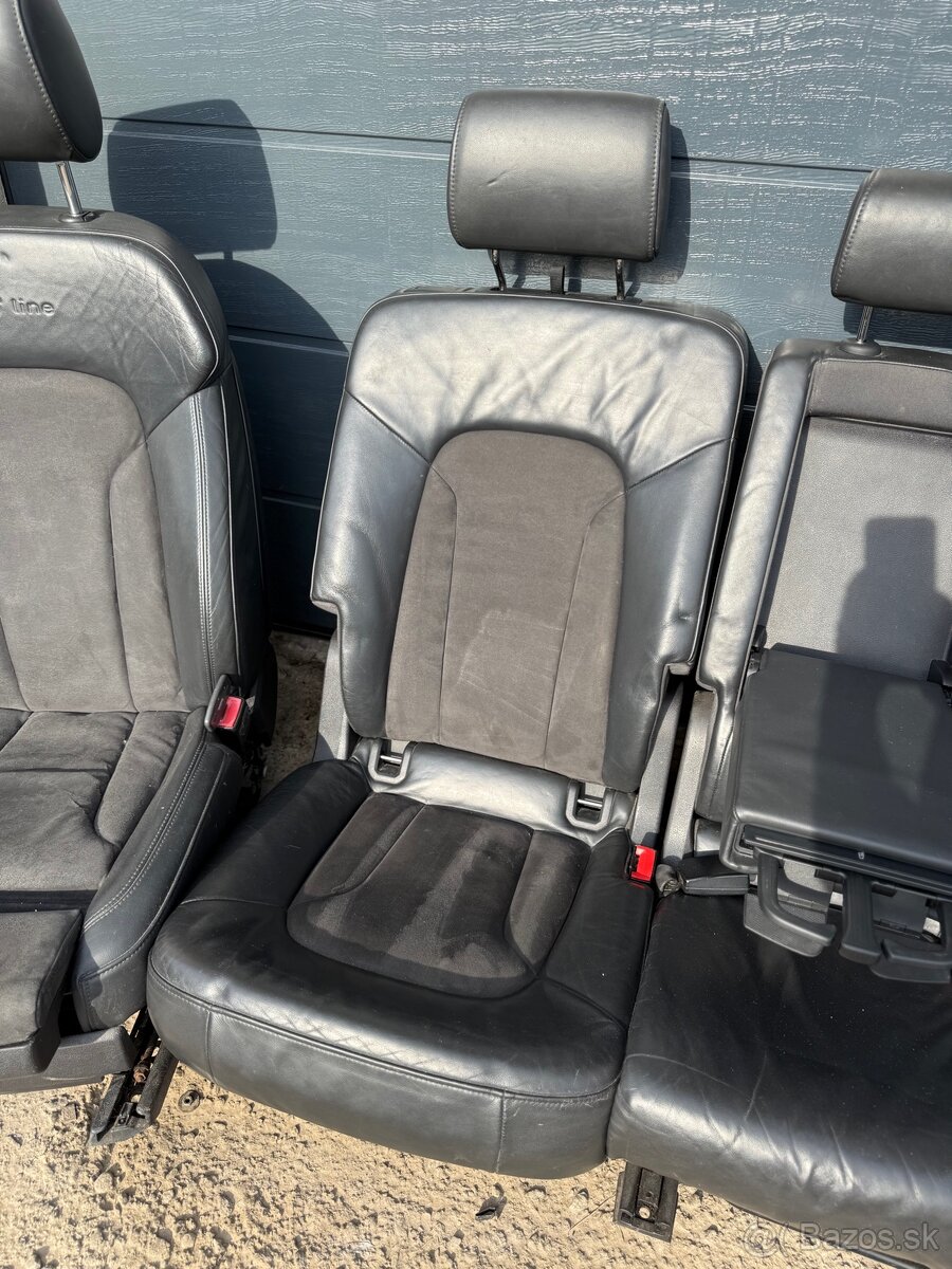 Predám polokožené sedadla Audi q7 s-line 4L . Vyhrievané - 4