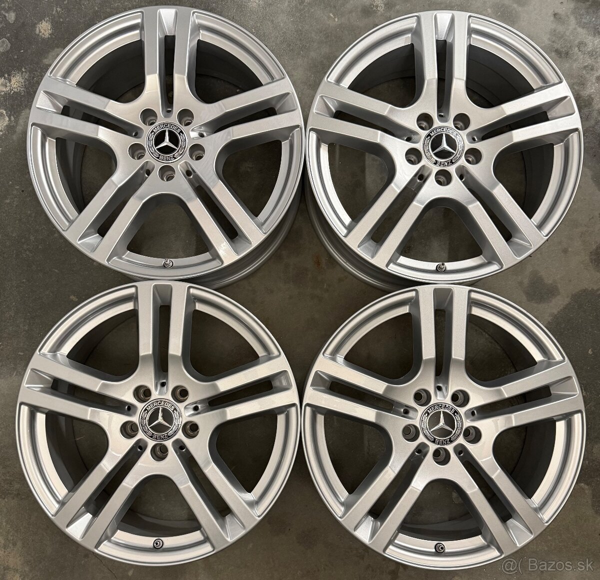 Nepoužité hliníkové disky 5x112 R18 Mercedes GLA Škoda VW - 4