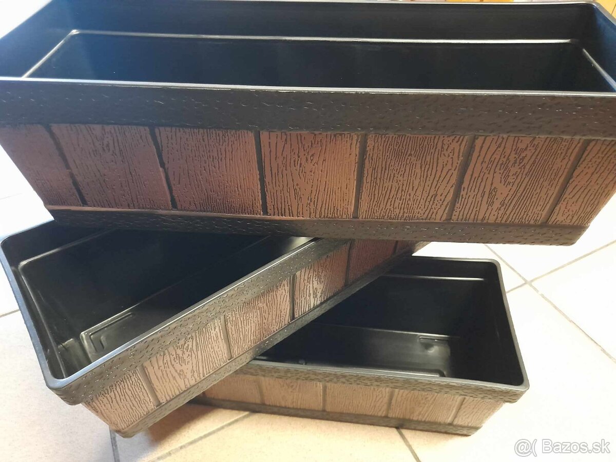 Kvetináče imitácia dreva - 4