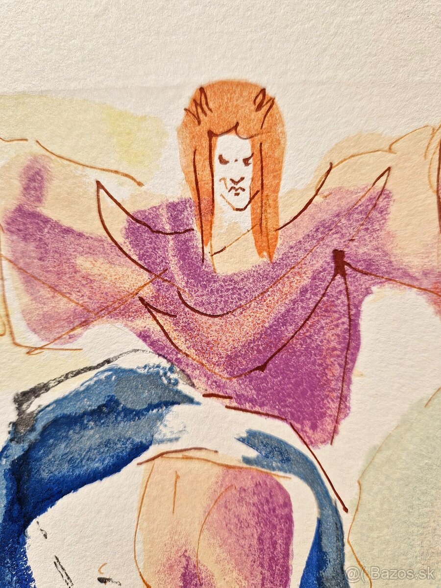 SALVADOR DALI - Nebo (Dante - Božská komédia) surealizmus - 4