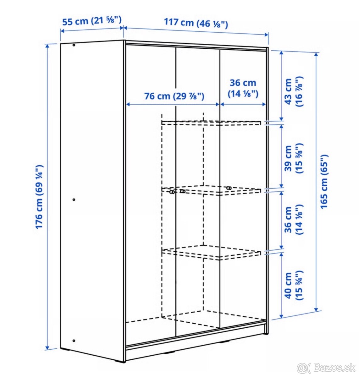 Biela skrina Ikea - 4