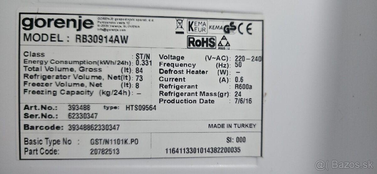 Chladnička Gorenje - 4