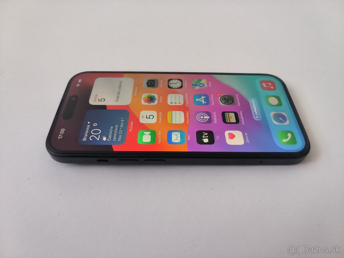 apple iphone 15 128gb Midnight / Batéria 100% - 4