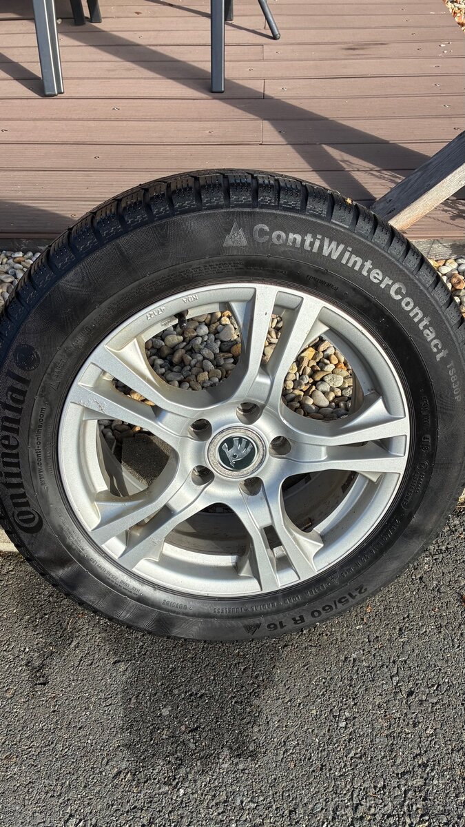 Zimná sada Škoda Karoq R16 + pneu Continental - 4