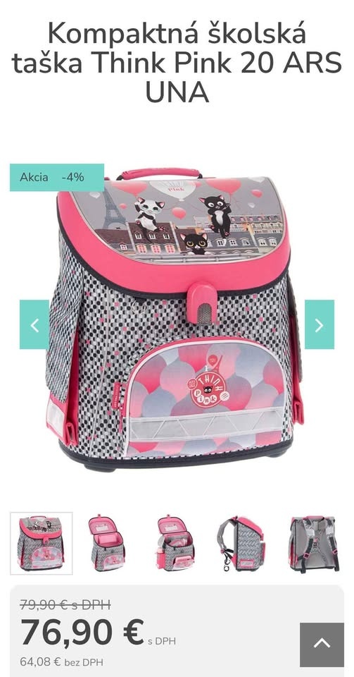 Ergonomická školská taška - 4