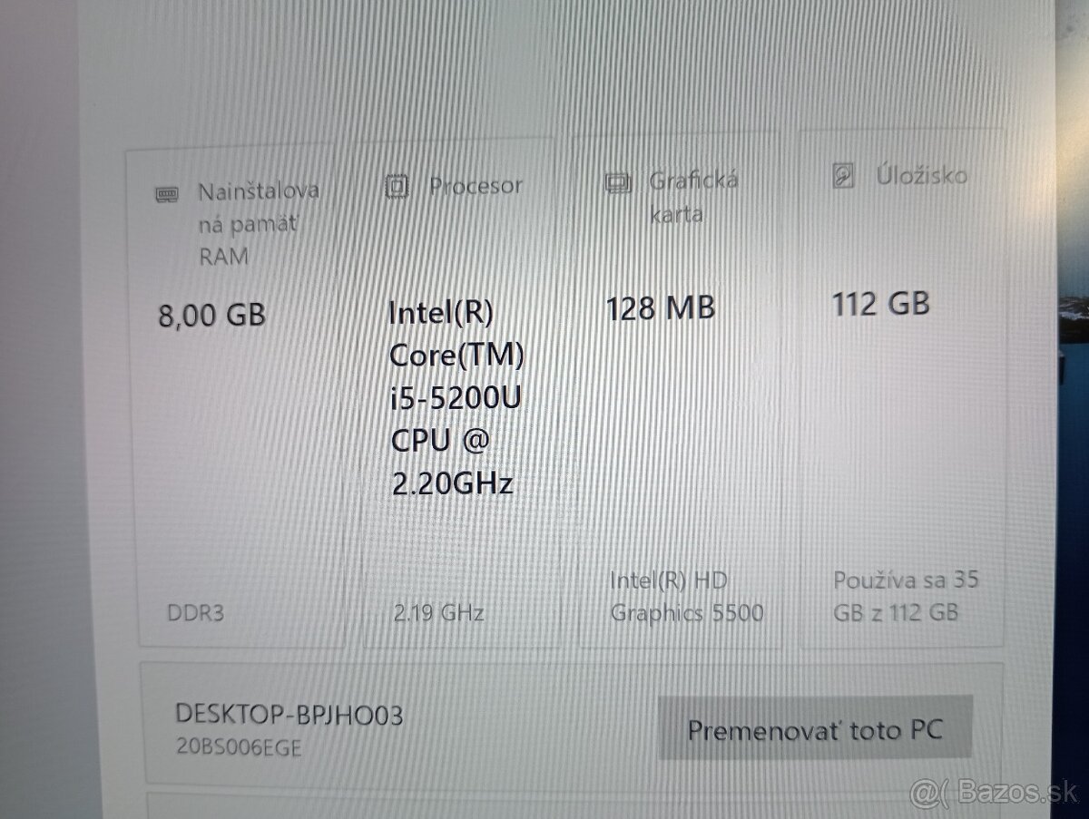 predám LENOVO THINKPAD X1 CARBON - 4