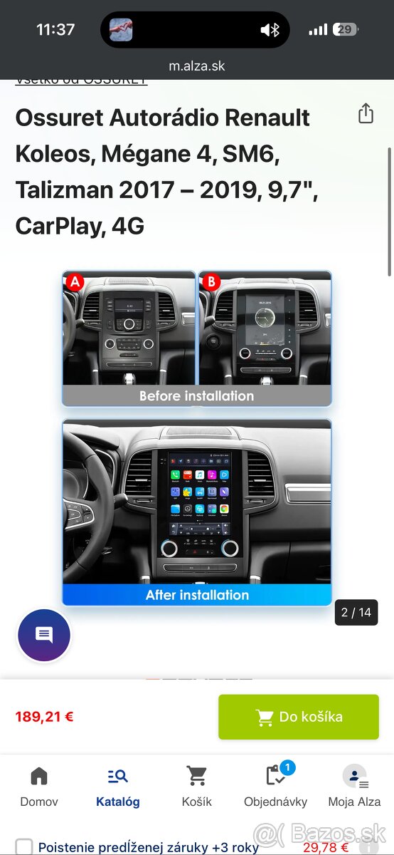 Predam radio Megane 4 android - 4