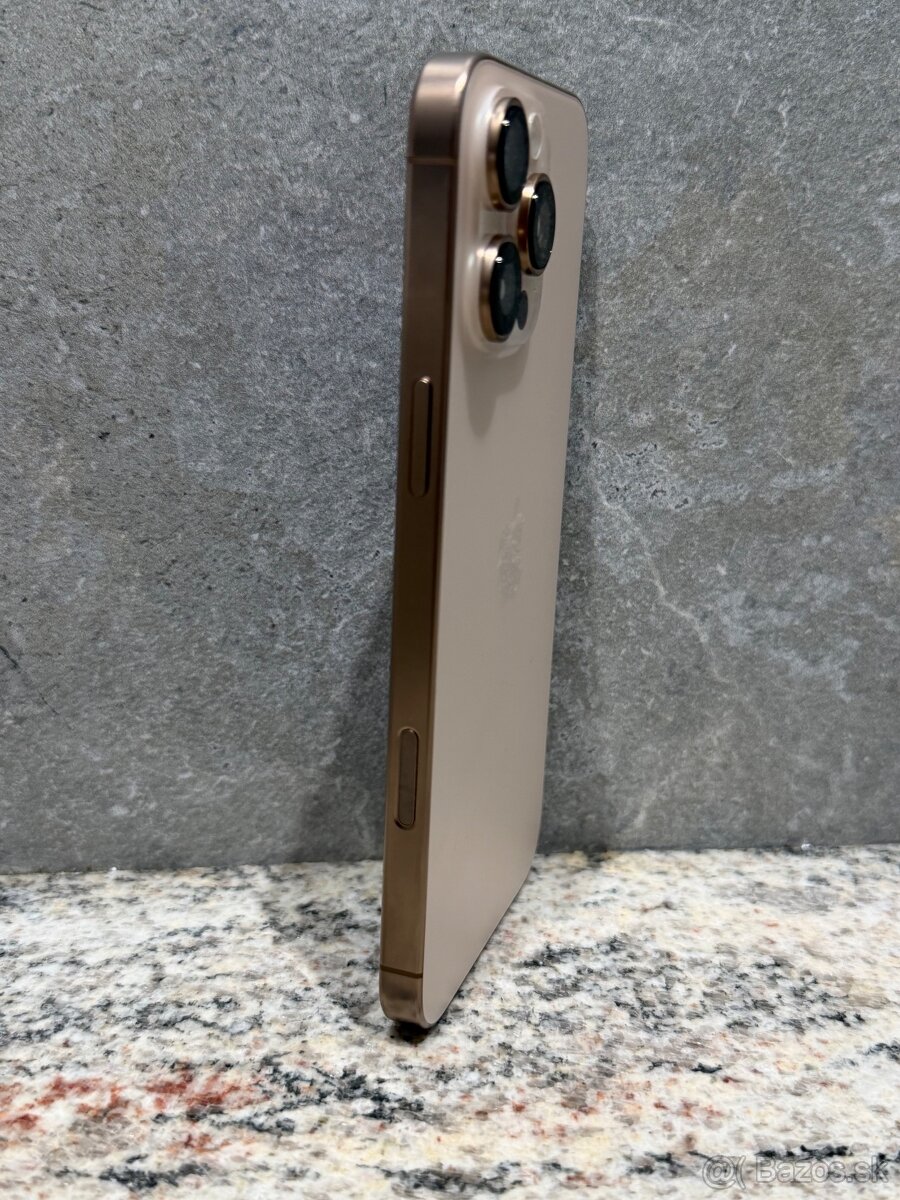 Nový iPhone 16 Pro MAX 256gb Desert Titanium 100%batéria - 4