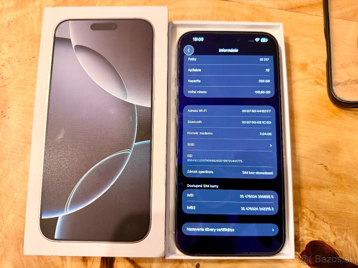 iPhone 16 Pro Max 256GB WHITE TITANIUM - 4