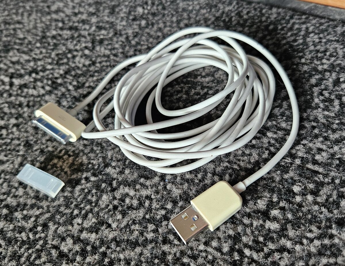 Apple 30-pin USB kábel 3 m pre iPhone až 4S, iPad až 3, iPod - 4