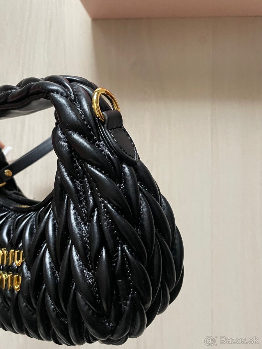 Čierna miu miu wander kabelka - 4