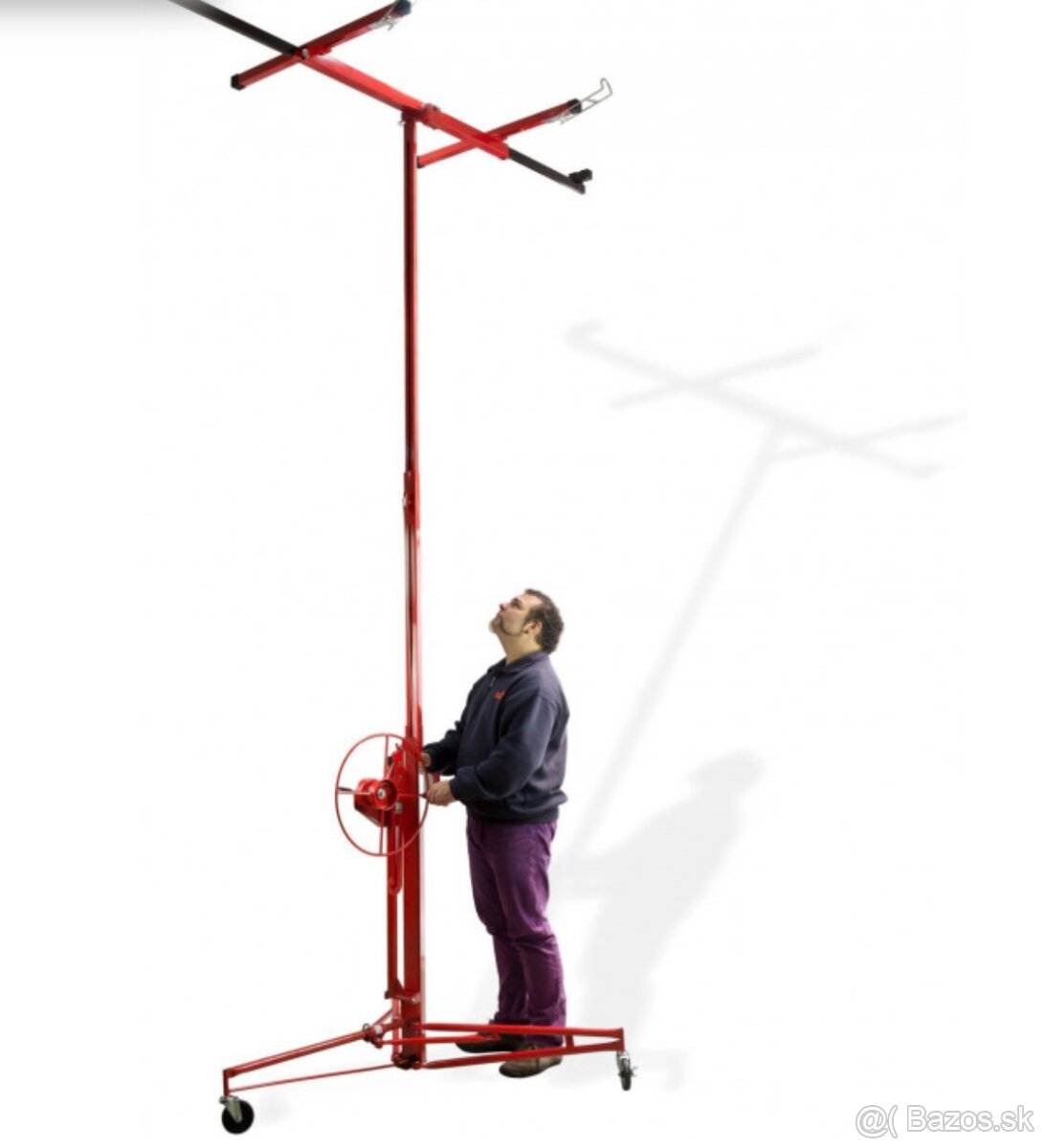 Zdvihák sadrokartónových dosiek až do výšky 3,5m - 4